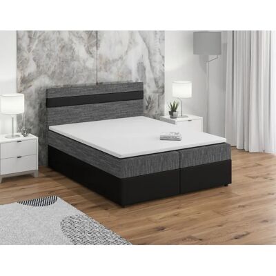 Fun Moebel - INVERN - Schwarz-Grau - 180x200 - Boxspringbett Fun Moebel - INVERN - Schwarz-Grau - 180x200 - Boxspringbett