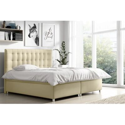 Fun Moebel - ENZO - Creme - 120x200cm - Boxspringbett Fun Moebel - ENZO - Creme - 120x200cm - Boxspringbett