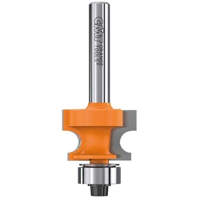 CMT 861.032.11 Router Bit - Semicircular Profile, 22.2mm Dia, 6.35mm Shank CMT 861.032.11 Router Bit - Semicircular Profile, 22.2mm Dia, 6.35mm Shank