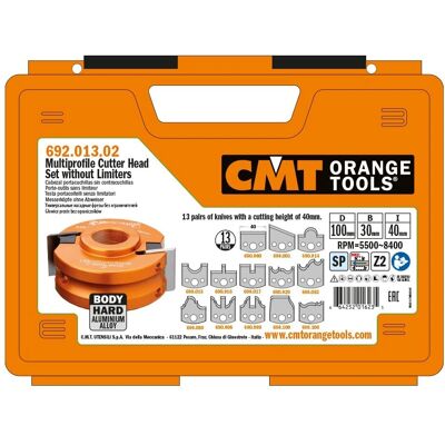 CMT 692.013.02 Werkzeugset - Messerhalter, 13 Messer CMT 692.013.02 Werkzeugset - Messerhalter, 13 Messer