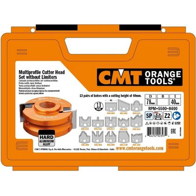 CMT 692.013.11 Ensemble d'outils - Profils pour cadres et portes, 13 Lames - Publicité CMT 692.013.11 Ensemble d'outils - Profils pour cadres et portes, 13 Lames - Publicité