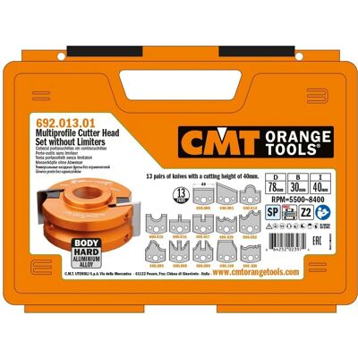 CMT Modèle 692.013.01 Ensemble de profils multiples - Kit d'outils - Publicité CMT Modèle 692.013.01 Ensemble de profils multiples - Kit d'outils - Publicité