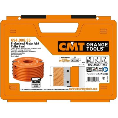 CMT 694.008.35 Zargenkopf - Aluminium, 2 Messer, Handbetrieb, für Holz CMT 694.008.35 Zargenkopf - Aluminium, 2 Messer, Handbetrieb, für Holz