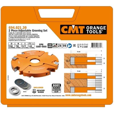 Set di Teste per Fresatrice CMT 694.021.30 - Precisione Set di Teste per Fresatrice CMT 694.021.30 - Precisione