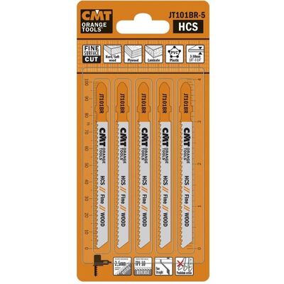 CMT JT101BR-5 Satz mit 5 Sägeblättern für Stichsäge - Holz CMT JT101BR-5 Satz mit 5 Sägeblättern für Stichsäge - Holz