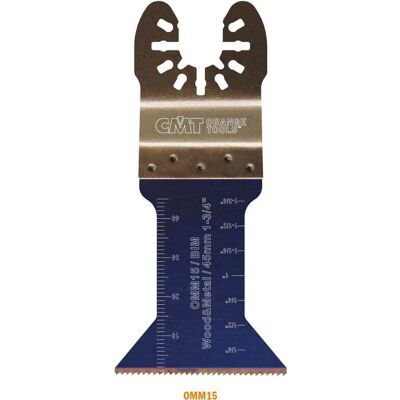 Lame multifonction CMT - 42x68mm, Cobalt, Bois/Métal, 18TPI - Publicité Lame multifonction CMT - 42x68mm, Cobalt, Bois/Métal, 18TPI - Publicité