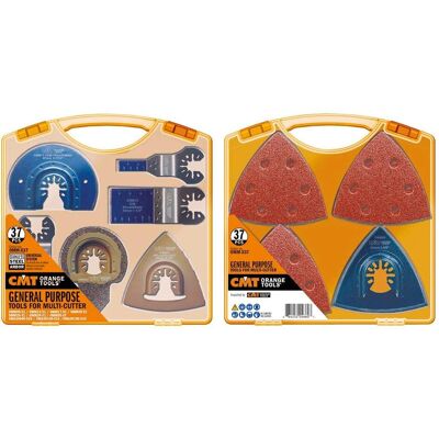CMT Omm-X37 Multifunktionsset - 37 Stück, Universelles Zubehör, Blau/Grau CMT Omm-X37 Multifunktionsset - 37 Stück, Universelles Zubehör, Blau/Grau