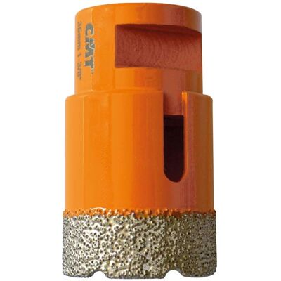 CMT ORANGE TOOLS 552-535 Seghetto a corona diamantato - Per marmo, granito e gres CMT ORANGE TOOLS 552-535 Seghetto a corona diamantato - Per marmo, granito e gres