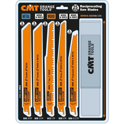 CMT JS025 Sägeblätter-Set - Für Stichsäge CMT JS025 Sägeblätter-Set - Für Stichsäge