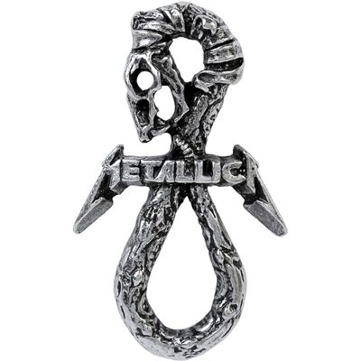 Metallica Model Pin Badge - Snake - Grey Metallica Model Pin Badge - Snake - Grey