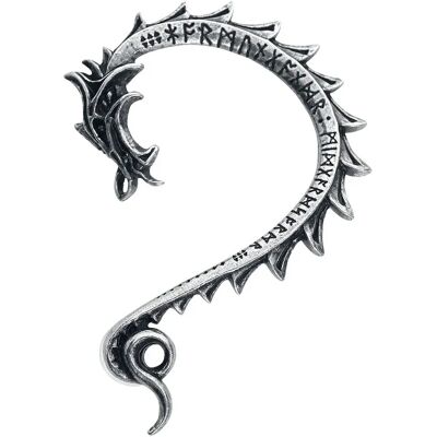 Alchemy Gothic Jormungand Silber Ohrringe - Damen Schmuck Alchemy Gothic Jormungand Silber Ohrringe - Damen Schmuck