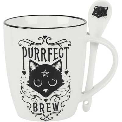Alchemy England Purrfect Brew Kopp og Skje Sett - Kopp Alchemy England Purrfect Brew Kopp og Skje Sett - Kopp