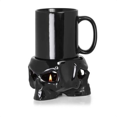 Alchemy: Skalle Mug Varmer - Svart - Kopp, Stativ, Hekse Gave Alchemy: Skalle Mug Varmer - Svart - Kopp, Stativ, Hekse Gave