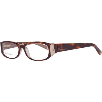 Dsquared2 DQ5053-052 Montura em plástico de resina marrom - Óculos Dsquared2 DQ5053-052 Montura em plástico de resina marrom - Óculos