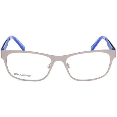 Montura de gafas para hombre Dsquared2 DQ5097-015-52 Plata - Montura de gafas Montura de gafas para hombre Dsquared2 DQ5097-015-52 Plata - Montura de gafas