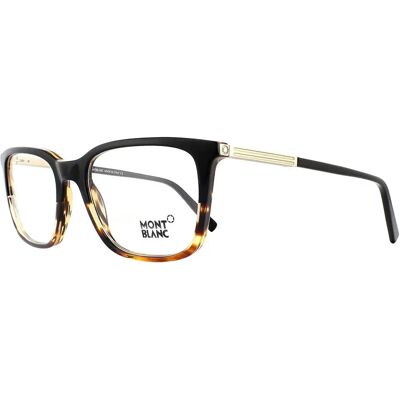 Montblanc MB0544 005 Black Havana Glasses Frames - Glasse Frames Montblanc MB0544 005 Black Havana Glasses Frames - Glasse Frames
