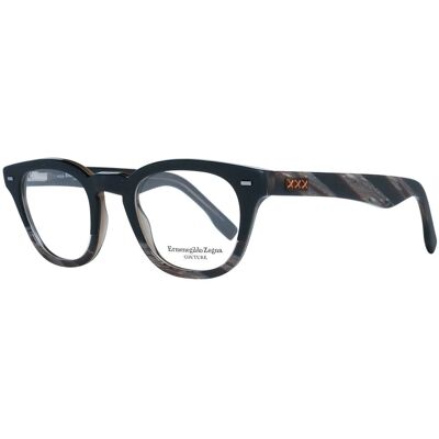 Ermenegildo Zegna Schwarze Herren Brillenrahmen - Sehhilfe Ermenegildo Zegna Schwarze Herren Brillenrahmen - Sehhilfe