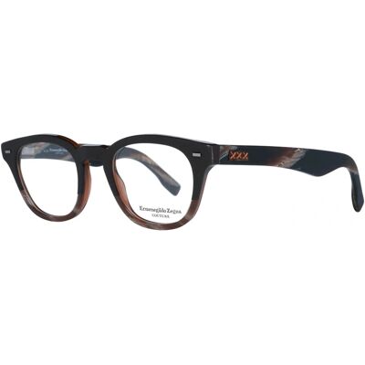 Zegna Couture Braune Plastik Trapezförmige Optische Rahmen - Brillenrahmen Zegna Couture Braune Plastik Trapezförmige Optische Rahmen - Brillenrahmen