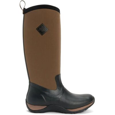 Muck Boots Arctic Adventure - Women's Waterproof Tall Wellies - Black/Tan Muck Boots Arctic Adventure - Women's Waterproof Tall Wellies - Black/Tan