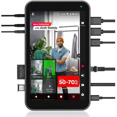 YoloLiv Instream - Multi-Kameravideomixer & Recorder - Streaming-enhet YoloLiv Instream - Multi-Kameravideomixer & Recorder - Streaming-enhet