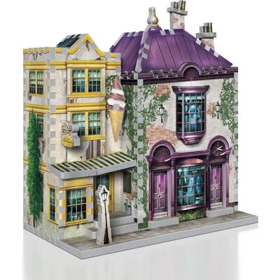 Kolekcja 3D Puzzle Harry Potter Diagon Alley Wrebbit - Madam Malkin's & Florean Fortescue's - 290 Elementów Kolekcja 3D Puzzle Harry Potter Diagon Alley Wrebbit - Madam Malkin's & Florean Fortescue's - 290 Elementów
