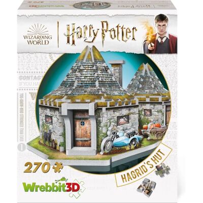 Wrebbit Harry Potter Chata Hagrida 3D Puzzle - 270 Elementów Wrebbit Harry Potter Chata Hagrida 3D Puzzle - 270 Elementów