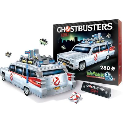 Wrebbit Ghostbusters Ecto-1 3D Puzzle - 280 elementów Wrebbit Ghostbusters Ecto-1 3D Puzzle - 280 elementów
