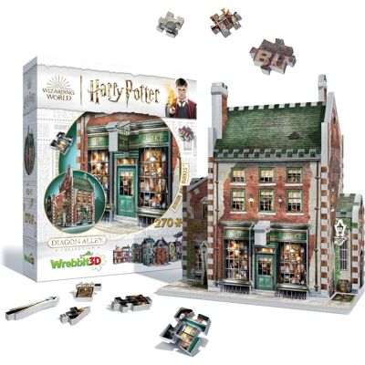 Puzzle 3D Harry Potter - Borgin și Burkes - Publicité Puzzle 3D Harry Potter - Borgin și Burkes - Publicité
