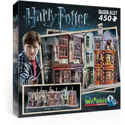 Wrebbit 3D Harry Potter Diagon Alley 450 sztuk Puzzle Wrebbit 3D Harry Potter Diagon Alley 450 sztuk Puzzle