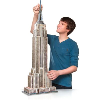 Wrebbit W3D-2007 Puzzle - Empire State Building 975 pezzi Wrebbit W3D-2007 Puzzle - Empire State Building 975 pezzi
