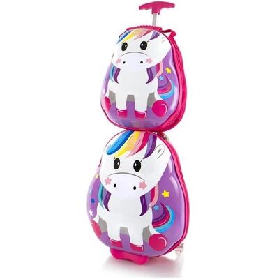 Heys Kinderkoffer Blau - 46 cm, Einhorn, Leichtgewichtig Heys Kinderkoffer Blau - 46 cm, Einhorn, Leichtgewichtig