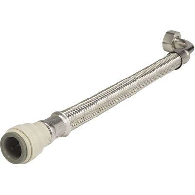 JG Speedfit - Elbow Flex Hose - Braided - 15mmx1/2in 300mm - Hose JG Speedfit - Elbow Flex Hose - Braided - 15mmx1/2in 300mm - Hose