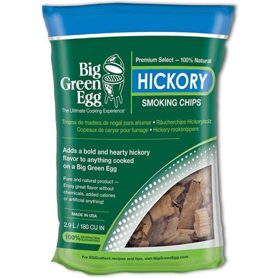 Big Green Egg 113986 Hickory Rookchips - Barbecue Accessoire Big Green Egg 113986 Hickory Rookchips - Barbecue Accessoire