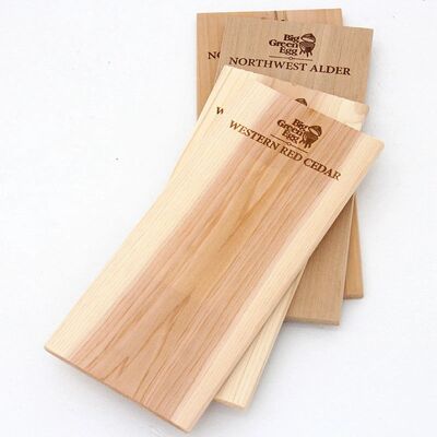 Big Green Egg cederhouten rookplanken - barbecue-accessoire voor buiten Big Green Egg cederhouten rookplanken - barbecue-accessoire voor buiten