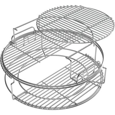 Big Green Egg 120762 - Accessorio Barbecue Esterno Sistema Multi-Livelli Big Green Egg 120762 - Accessorio Barbecue Esterno Sistema Multi-Livelli
