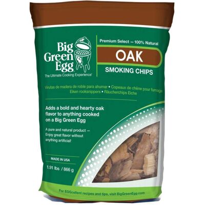 Big Green Egg 127372 Accessorio barbecue esterno Trucioli di legno di quercia Big Green Egg 127372 Accessorio barbecue esterno Trucioli di legno di quercia
