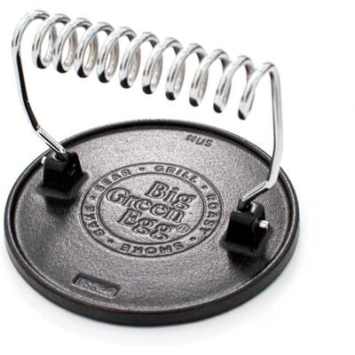 Big Green Egg 127648 Presse en Fonte - Accessoire Barbecue - Publicité Big Green Egg 127648 Presse en Fonte - Accessoire Barbecue - Publicité