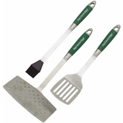 Big Green Egg 127655 Ensemble d'outils en acier inoxydable - Accessoires pour barbecue extérieur - Publicité Big Green Egg 127655 Ensemble d'outils en acier inoxydable - Accessoires pour barbecue extérieur - Publicité
