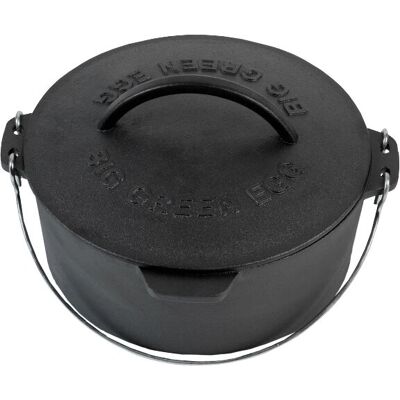 Big Green Egg 127877 Cocotte en fonte durable - Accessoire barbecue - Publicité Big Green Egg 127877 Cocotte en fonte durable - Accessoire barbecue - Publicité