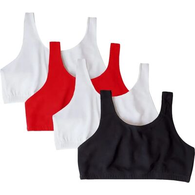 Fruit of the Loom Womens Built Up Tank Style Sports Bra - sports bra Fruit of the Loom Womens Built Up Tank Style Sports Bra - sports bra