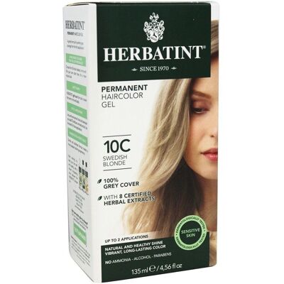 Herbatint 10C Swedish Blonde Herbal Hair Color Gel - Hair Color Gel Herbatint 10C Swedish Blonde Herbal Hair Color Gel - Hair Color Gel