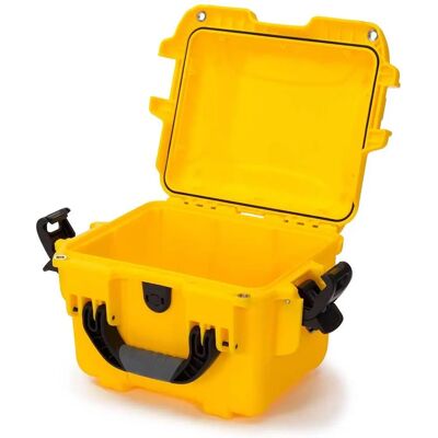 Étui d'équipement Nanuk 908 - Jaune Coque dure étanche - Publicité Étui d'équipement Nanuk 908 - Jaune Coque dure étanche - Publicité