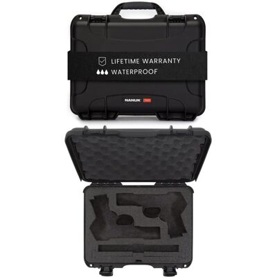 Nanuk 910 Vattentät Hård Väska - Skyddar Utrustning - 2 Up Pistol Nanuk 910 Vattentät Hård Väska - Skyddar Utrustning - 2 Up Pistol