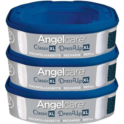Pack de Recharges Bleues Angelcare pour Poubelle à Couches - Publicité Pack de Recharges Bleues Angelcare pour Poubelle à Couches - Publicité