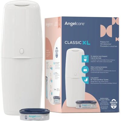 Angelcare Classic XL Windeleimer - Bis zu 70 Windeln Angelcare Classic XL Windeleimer - Bis zu 70 Windeln