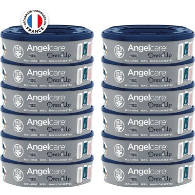 Angelcare Windel Eimer Nachfüllpack - Blau und Weiß Angelcare Windel Eimer Nachfüllpack - Blau und Weiß