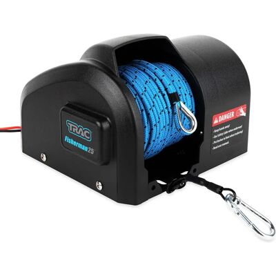 TRAC Outdoors Fisherman 25-G3 Guincho elétrico para âncora - Guincho elétrico para âncora TRAC Outdoors Fisherman 25-G3 Guincho elétrico para âncora - Guincho elétrico para âncora