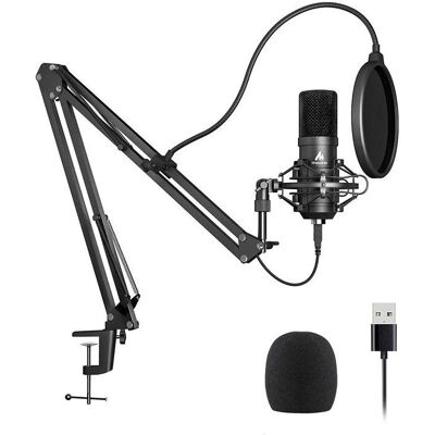 Microphone Maono AU-A04 - Noir - Kit podcast - Microphone de studio Microphone Maono AU-A04 - Noir - Kit podcast - Microphone de studio