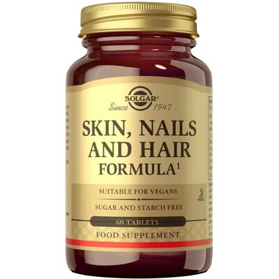 Solgar Skin, Nails and Hair Formula Tablets - Pack of 60 Solgar Skin, Nails and Hair Formula Tablets - Pack of 60