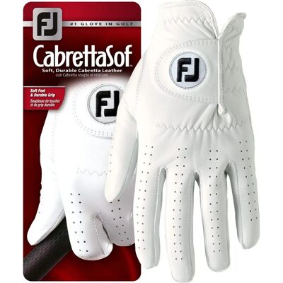 Footjoy CabrettaSof Womens Golf Glove - White - Golf Glove Footjoy CabrettaSof Womens Golf Glove - White - Golf Glove